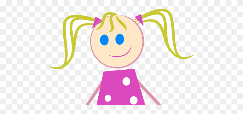 500x333 Child With Blond Hair - Blonde Hair Clipart