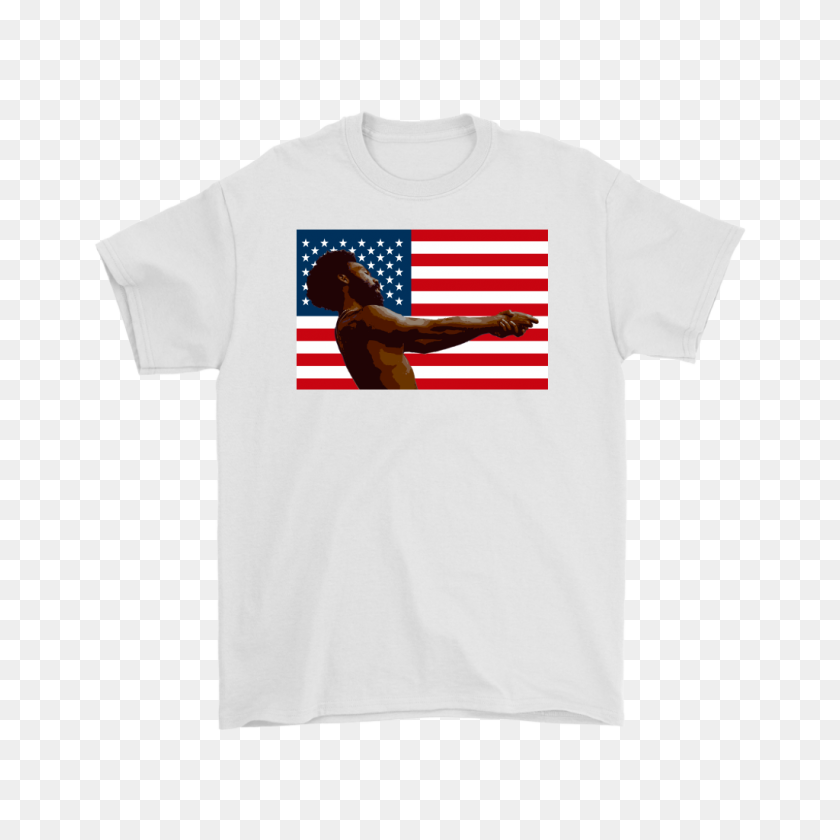 1024x1024 Childish Gambino This Is America Flag Hip Hop T Shirt Ebay - Childish Gambino Png