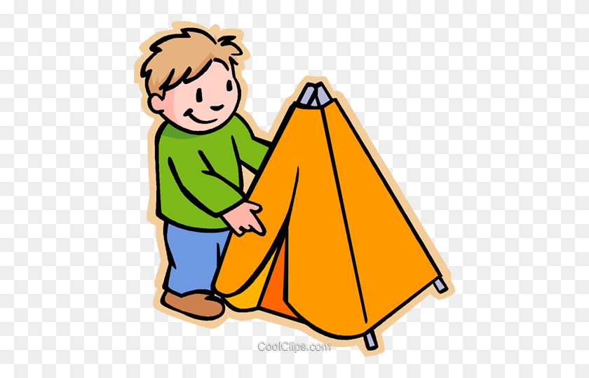 458x480 Children - Tent Clipart Free