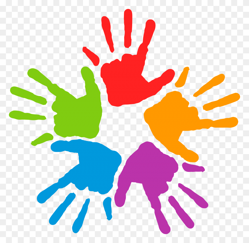 2400x2339 Children Hands Clip Art Loadtve - Quiet Hands Clipart