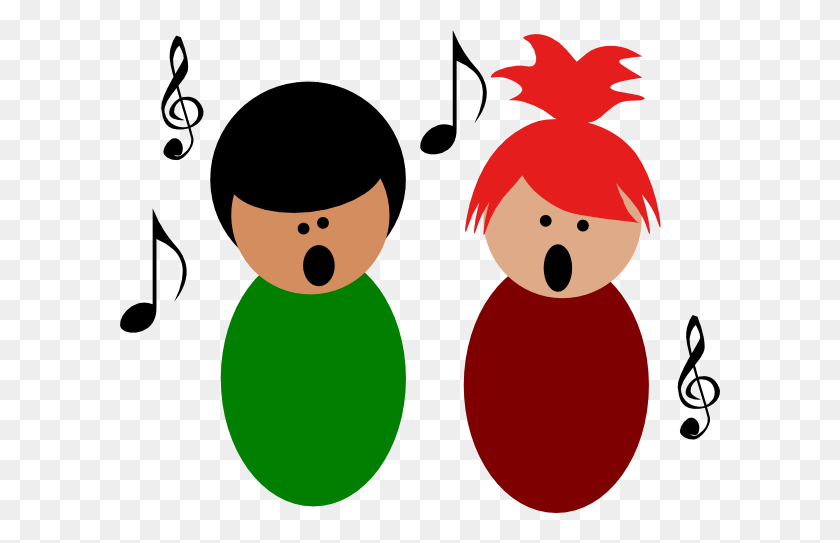 600x483 Children Singing Clipart - Person Singing Clipart
