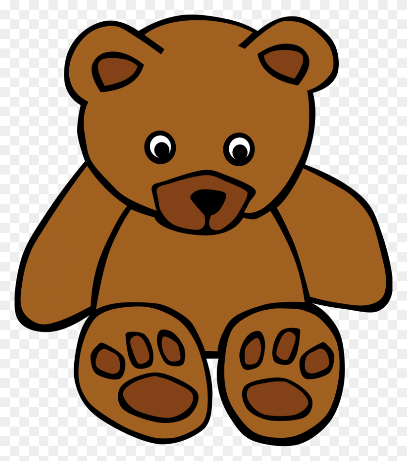 787x900 Childrens Stuffed Teddy Bear - Jonah Clipart