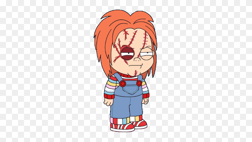 219x414 Juego De Niños Family Guy Adictos - Chucky Png