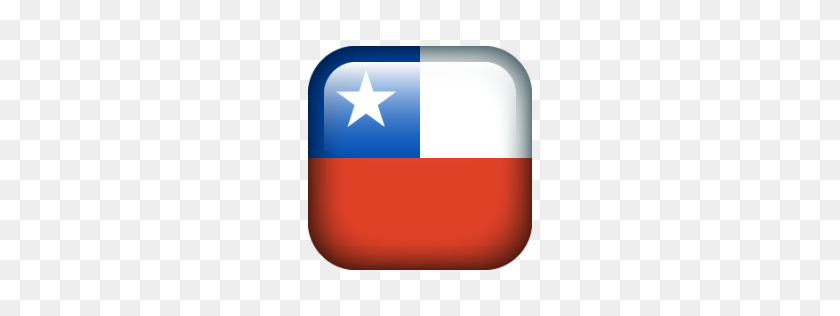 256x256 Chile, Flags, Flag Icon Free Of Flag Borderless Icons - Chile Flag PNG