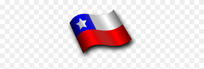 300x225 Чилийский Флаг Картинки - Чили Клипарт