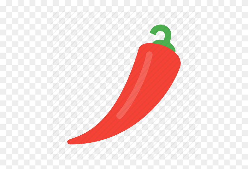 512x512 Chili, Cooking, Hot, Pepper, Peppers, Spicy, Vegetable Icon - Hot Pepper PNG