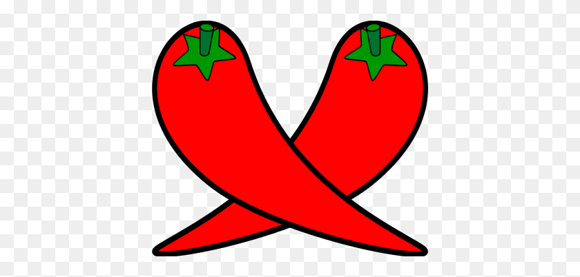400x342 Chili Peppers Clip Art - Red Pepper Clipart