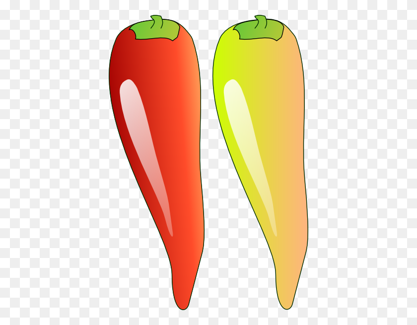 402x595 Chili Peppers Clipart - Bell Pepper Clipart