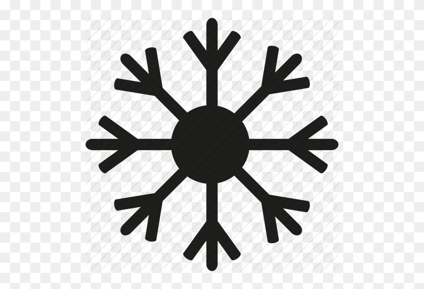 512x512 Frío, Frío, Frío, Icono De Copo De Nieve - Termómetro Frío Clipart