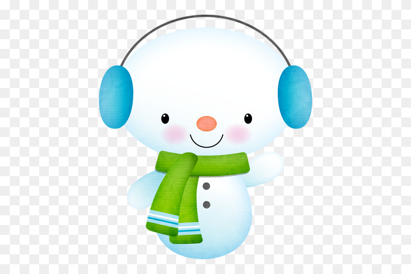 436x500 Chilly Cheer Clip Art - Cute Winter Clipart