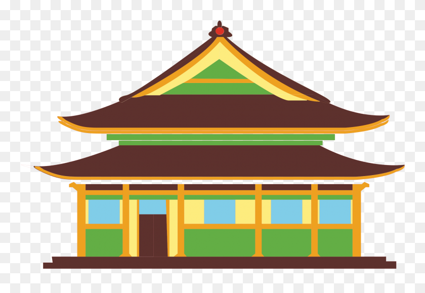 2000x1332 China Houses Clipart - Open House Clip Art