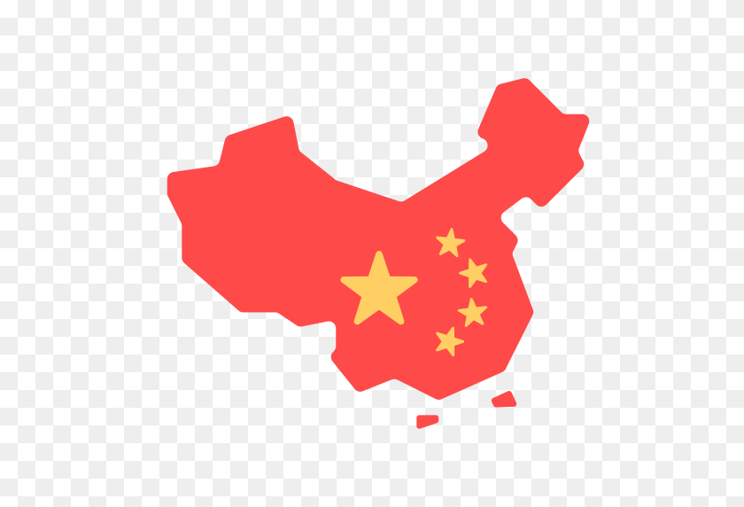 512x512 Bandera De China Clipart