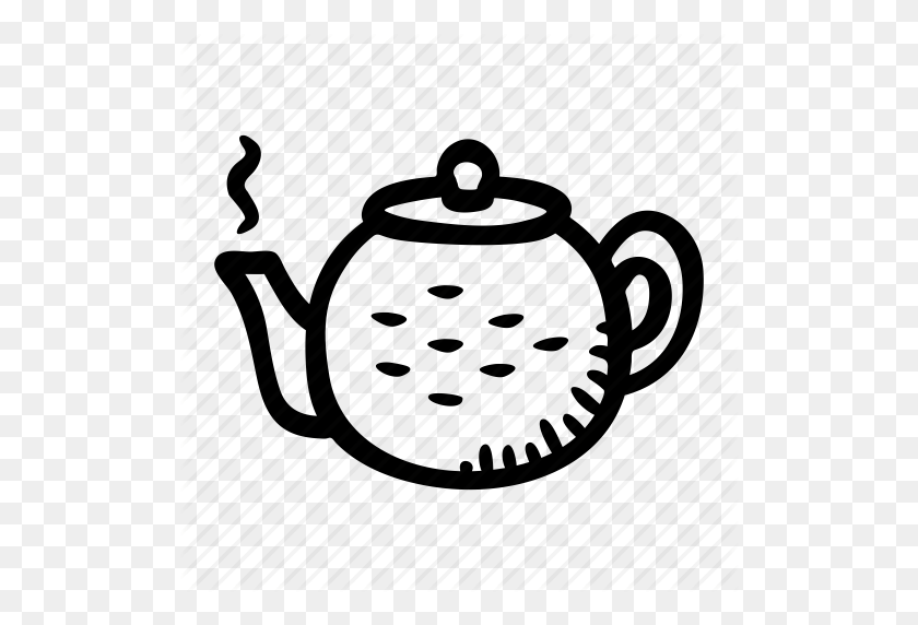 512x512 Chinese, Coffee, Coffee Pot, Japanese, Pot, Tea, Teapot Icon - Teapot Clipart Black And White