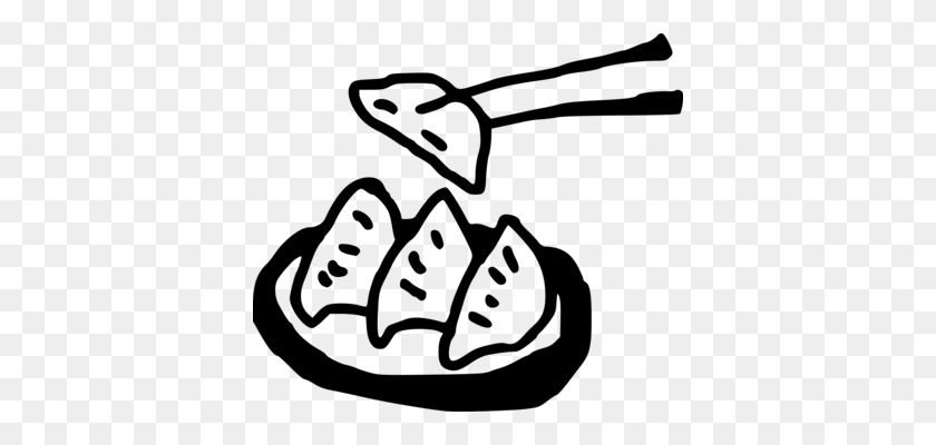 386x340 Chinese Cuisine Take Out Eating Drawing Food - Sum Clipart