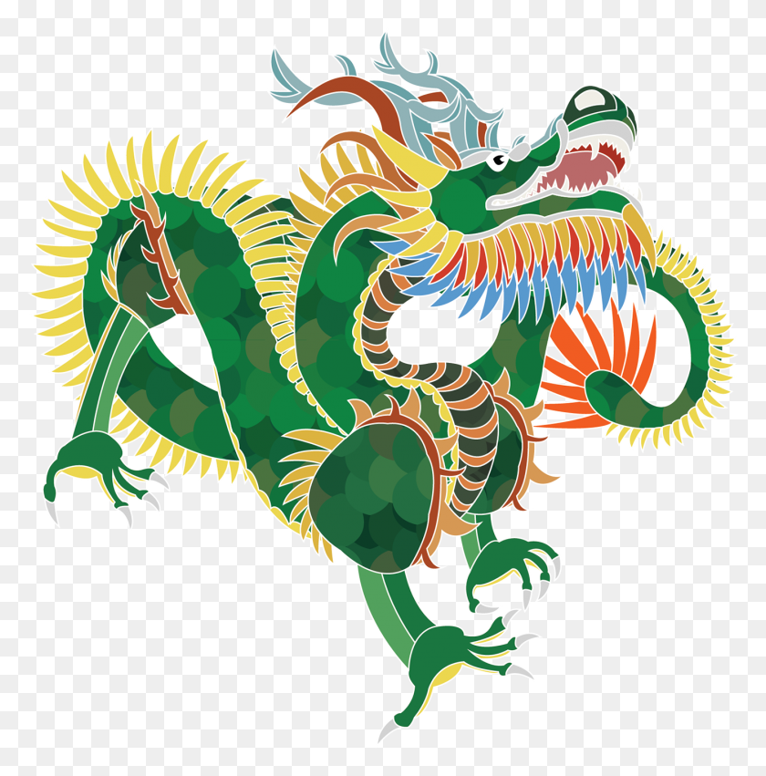1400x1421 Chinese Dragon On Behance - Chinese Dragon PNG