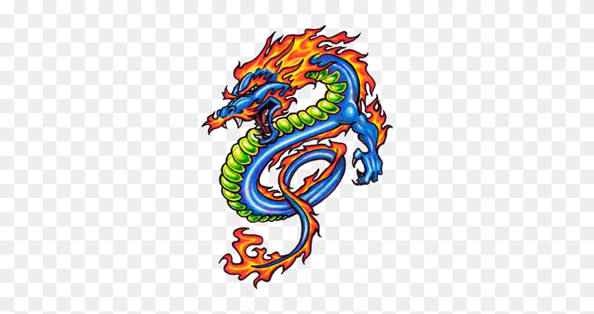 278x384 Chinese Dragon Png Transparent Images - Dragon Tattoo PNG