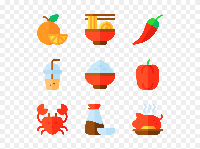 600x564 Chinese Food Restaurant Icon Packs - Chinese Food PNG