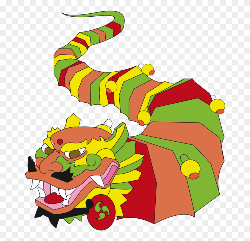 686x750 Año Nuevo Chino Dragón Chino China Danza Del Dragón - Año Nuevo De Fuegos Artificiales De Imágenes Prediseñadas