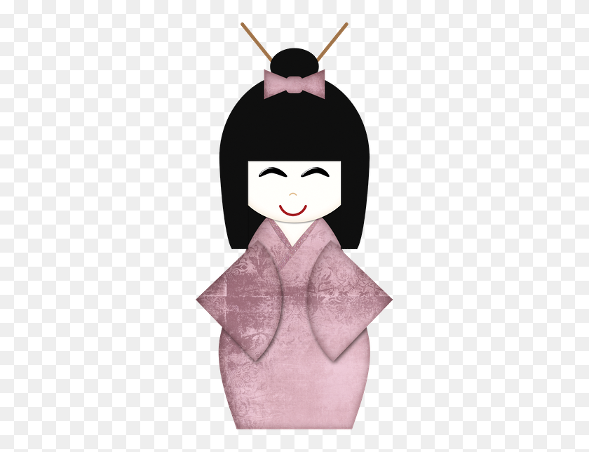 286x584 Chinese Orient - Chinese Girl Clipart