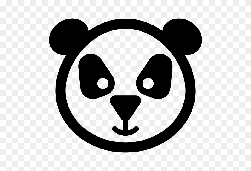 512x512 Oso Panda Chino - Cara De Panda Png