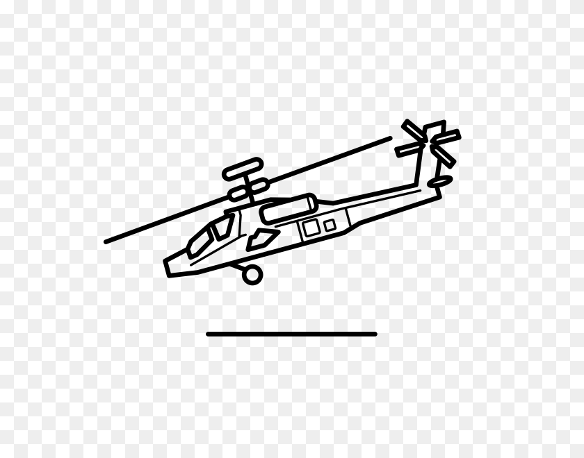600x600 Chinook Rubber Stamps Stampmore - Apache Helicopter Clipart