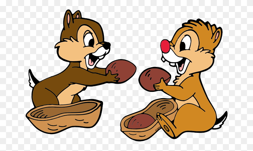 682x443 Chip And Dale Clipart - Peanuts Christmas Clipart