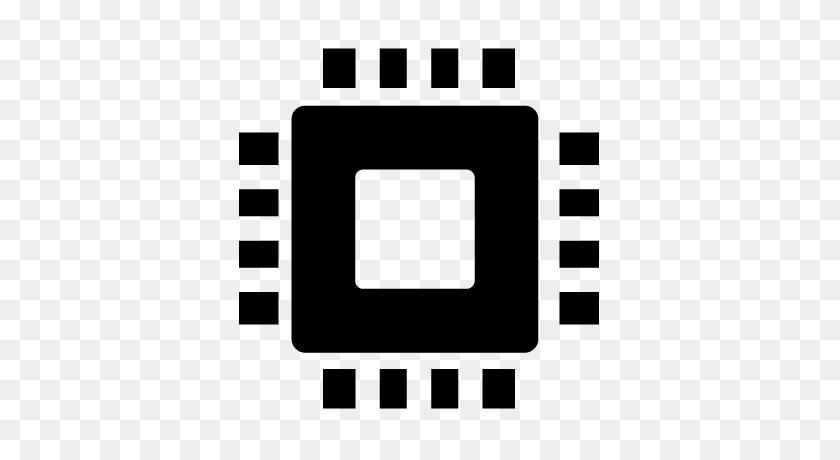 400x400 Chip, Memory, Ram, Circuit Icon Free Download Png Vector - Microchip PNG