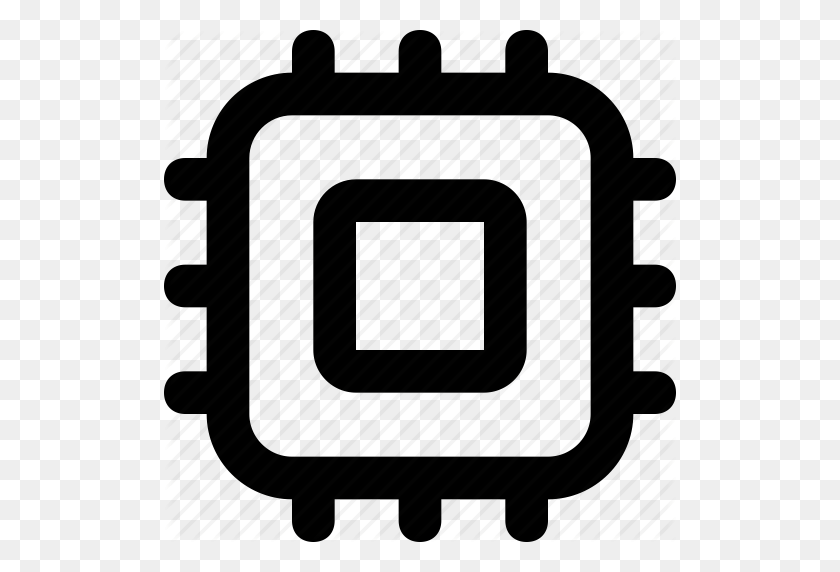 512x512 Chip, Microchip, Processor Icon - Microchip PNG