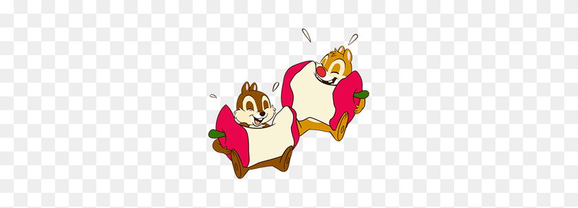 272x242 Chip 'n' Dale Pop Up Stickers - Chip And Dale Clipart