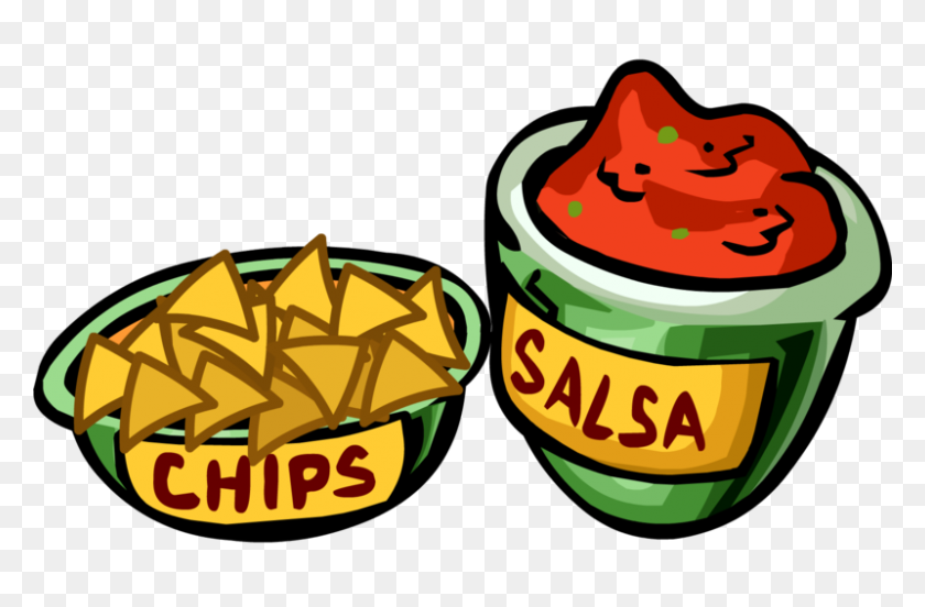 800x505 Chips And Dip Clip Art - Sauce Clipart