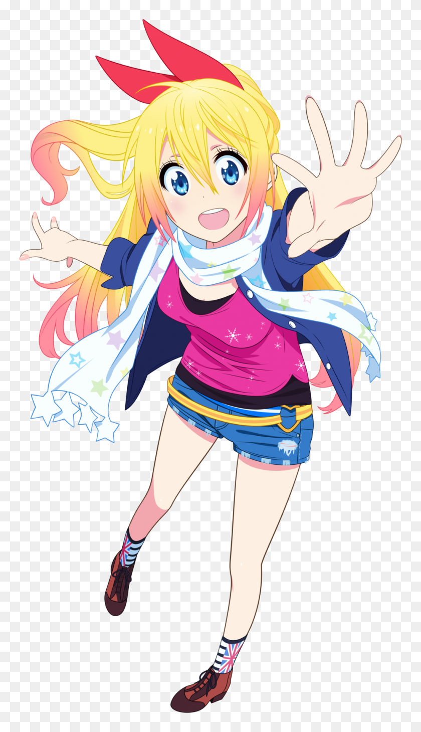1024x1839 Chitoge Kirisaki - Cute Anime Girl PNG