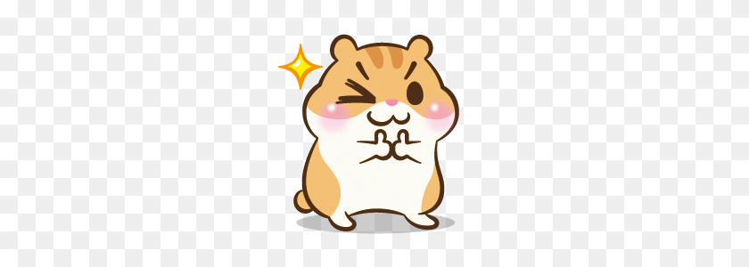 240x240 Chloe The Hamster Line Stickers Line Store - Hamster PNG
