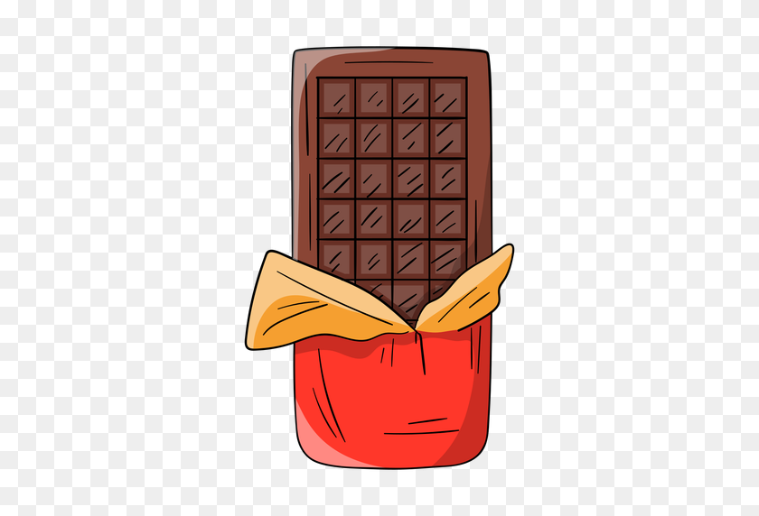512x512 Barra De Chocolate De Dibujos Animados - Barra De Chocolate Png