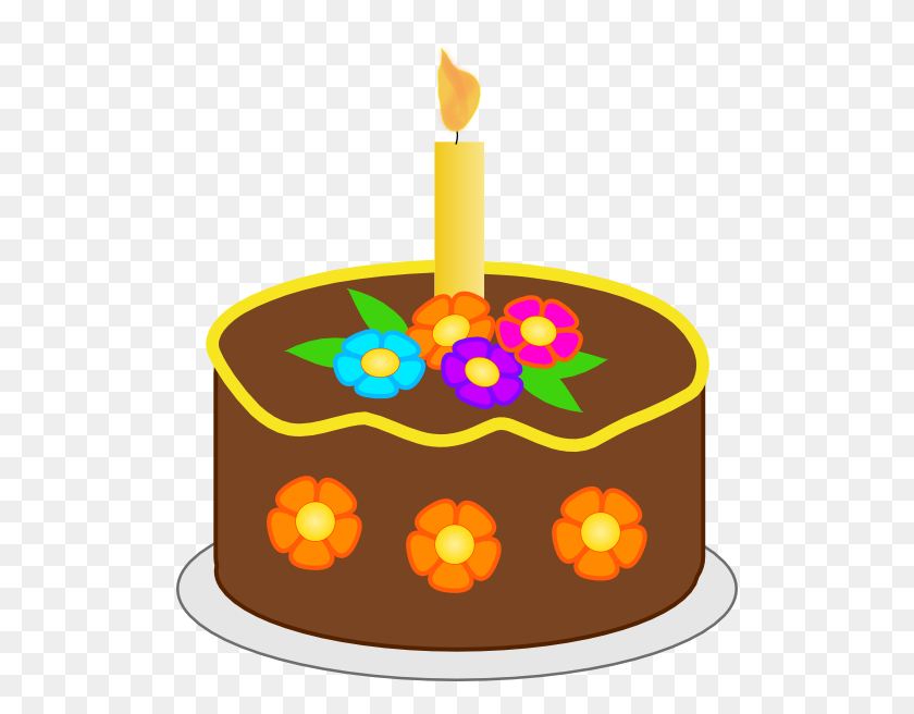 516x596 Шоколадный Торт Ко Дню Рождения Картинки Скачать - День Рождения Клипарт Png
