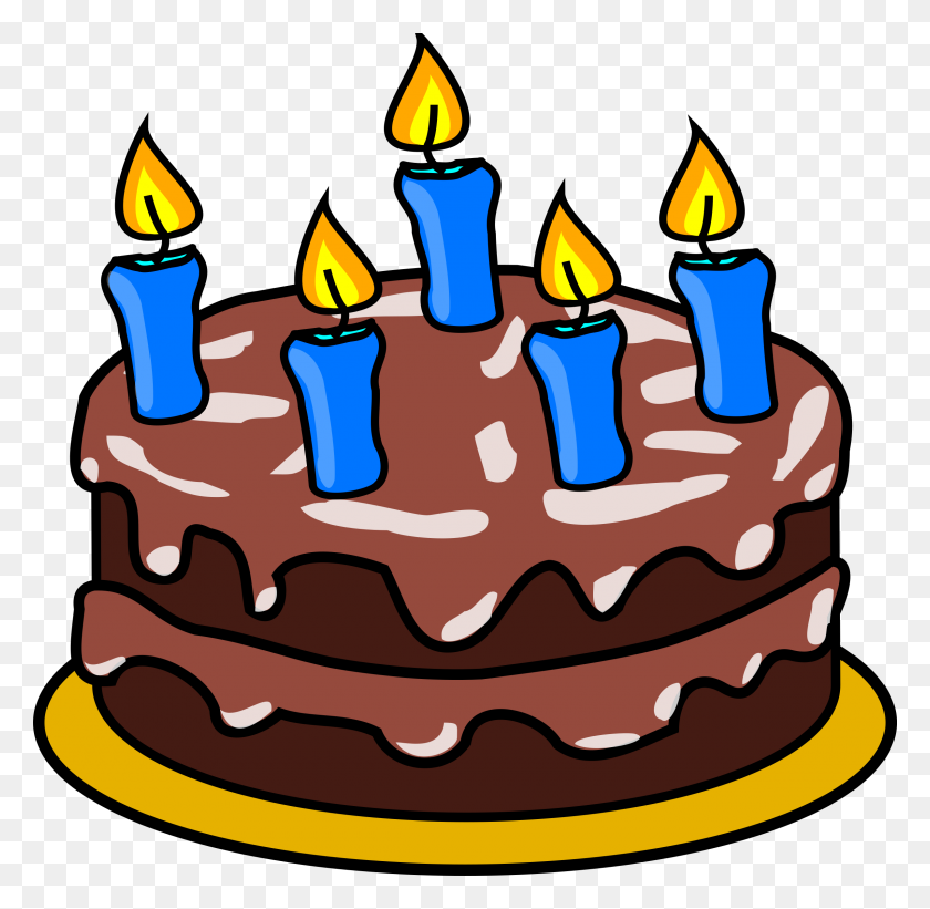 2400x2343 Chocolate Birthday Cake Icons Png - Chocolate Cake PNG
