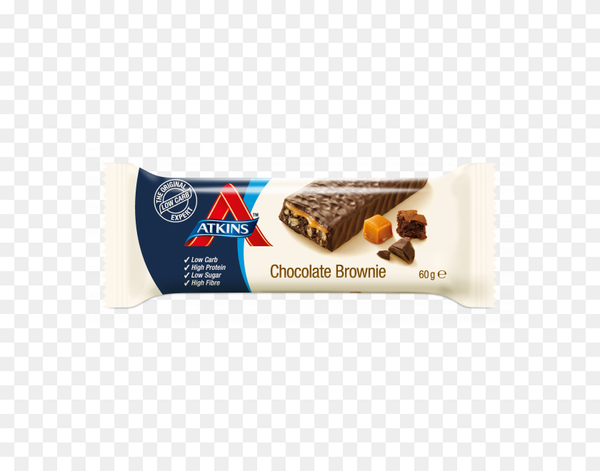 600x600 Brownie De Chocolate Atkins Dieta Baja En Carbohidratos - Brownie Png