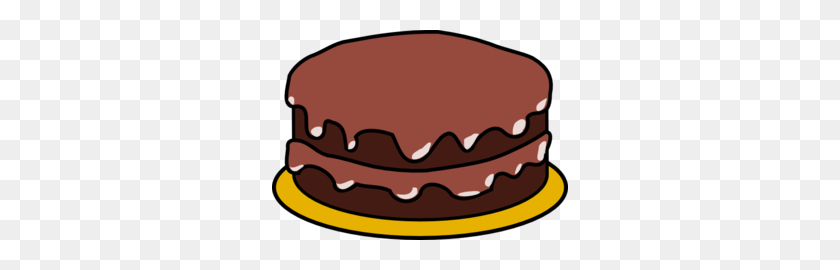 296x210 Chocolate Cake Clipart - Cake Walk Clip Art