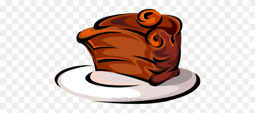 480x314 Chocolate Cake Royalty Free Vector Clip Art Illustration - Chocolate Clipart