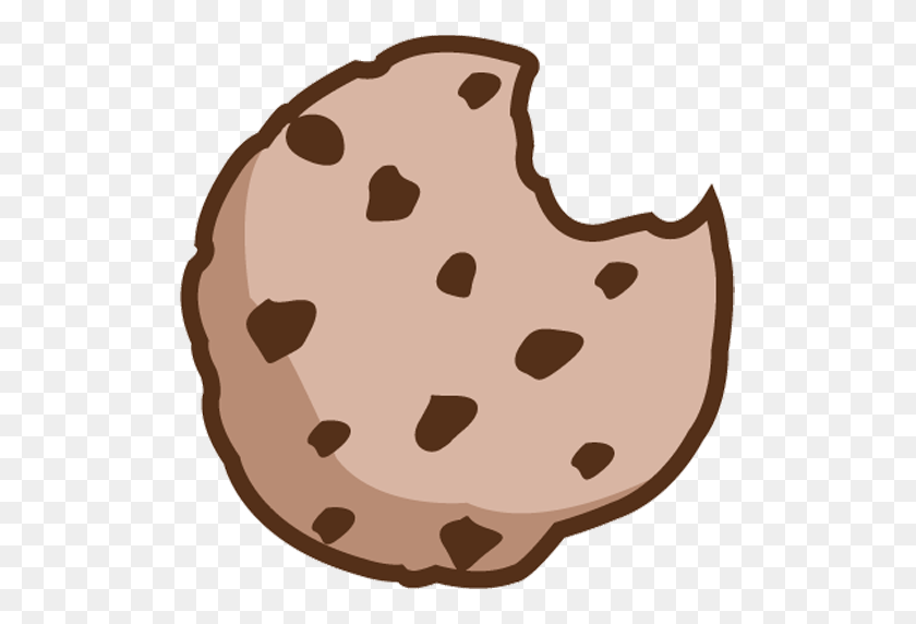 512x512 Chocolate Chip Cookie Biscuits Clip Art - Dog Biscuit Clipart