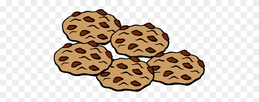 500x273 Chocolate Chip Cookie Coloring - Chip Bag Clipart