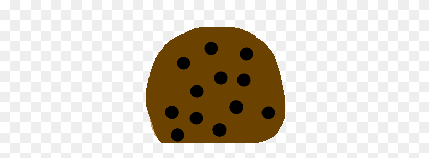 300x250 Chocolate Chip Cookie Drawing - Chocolate Chip Cookies PNG