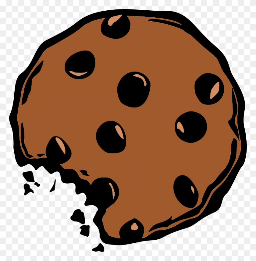 782x800 Chocolate Chip Cookies Clipart - Poker Chip Clipart