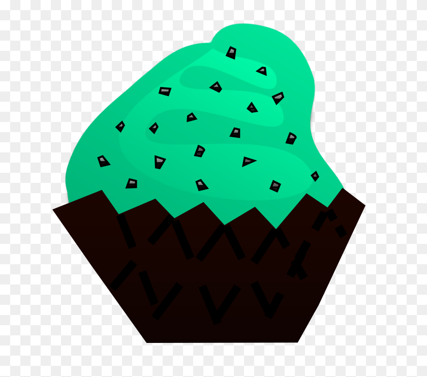 698x682 Cupcakes De Chocolate Clipart - Cupcake De Chocolate Clipart