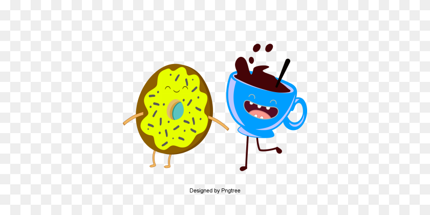 360x360 Chocolate Donuts Png, Vectors, And Clipart For Free Download - Coffee And Donuts Clipart
