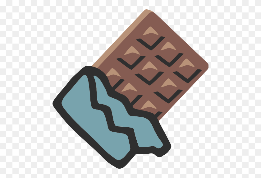 512x512 Chocolate Emoji Clipart, Explore Pictures - Chocolate Bar Clipart