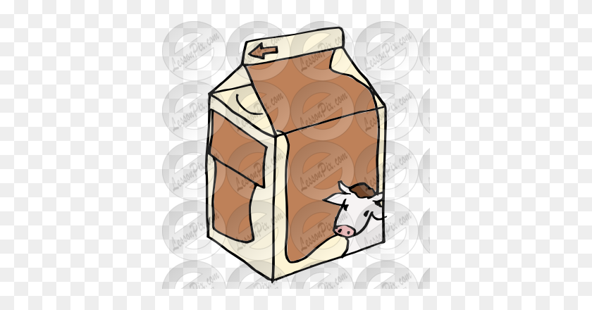 380x380 Chocolate Milk Picture For Classroom Therapy Use - Chocolate Milk Clipart