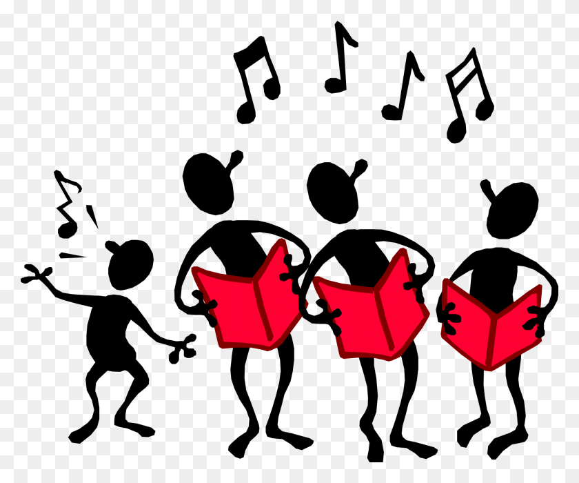 1874x1538 Choir Singing Clip Art Free Image - Singing Clipart Black And White