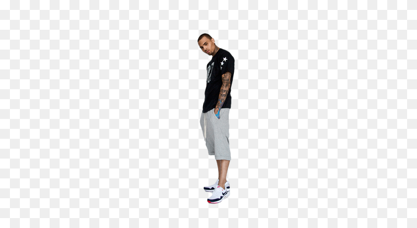 400x400 Chris Brown Standing Transparent Png - Chris Brown PNG
