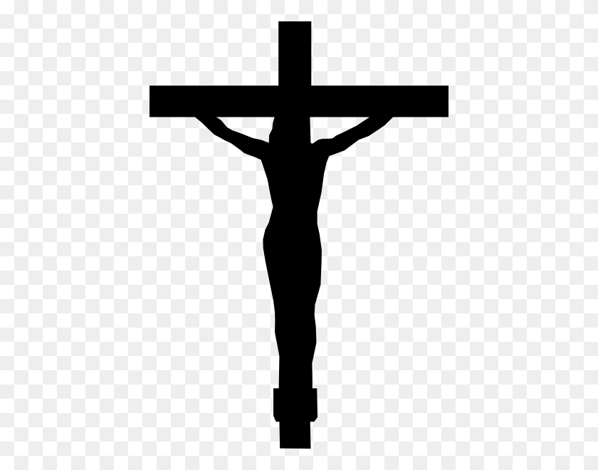 420x600 Christ On The Cross Clip Art - Christian Fall Clipart
