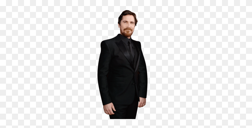 245x368 Christian Bale Tuxedo Transparent Png - Tuxedo PNG